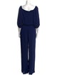 Theory Silk Square Neckline Jumpsuit