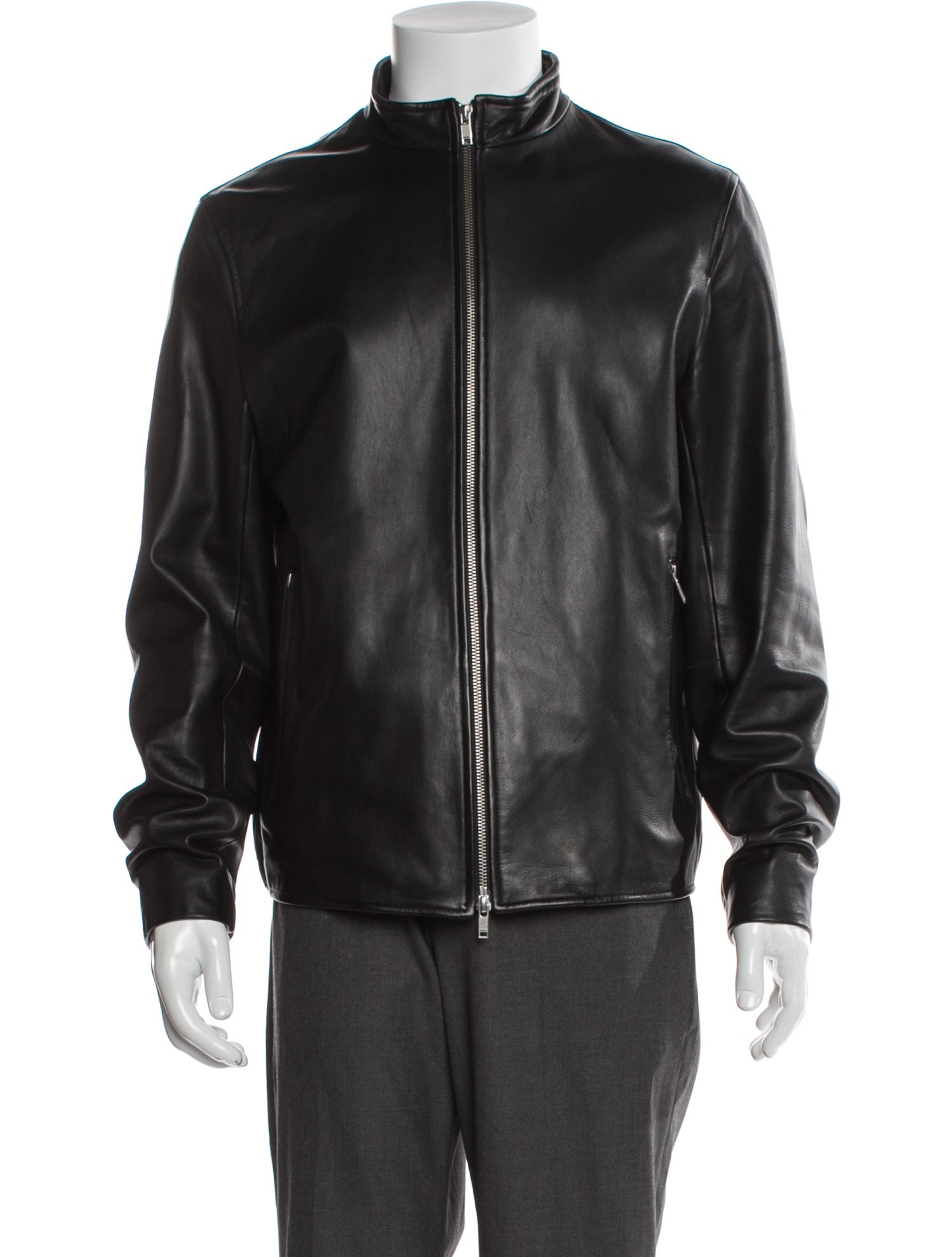 Theory Lamb Leather Moto Jacket