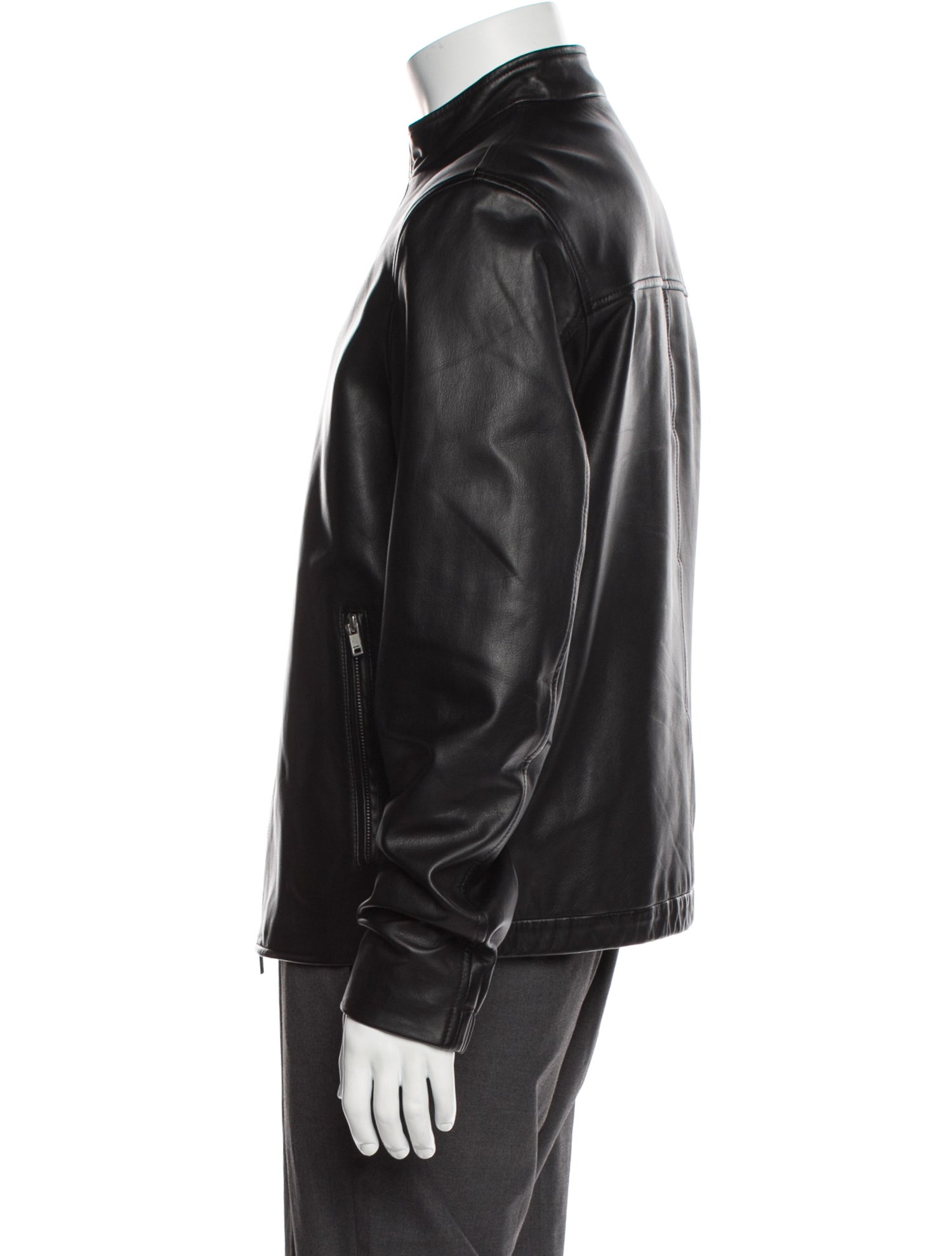 Theory Lamb Leather Moto Jacket