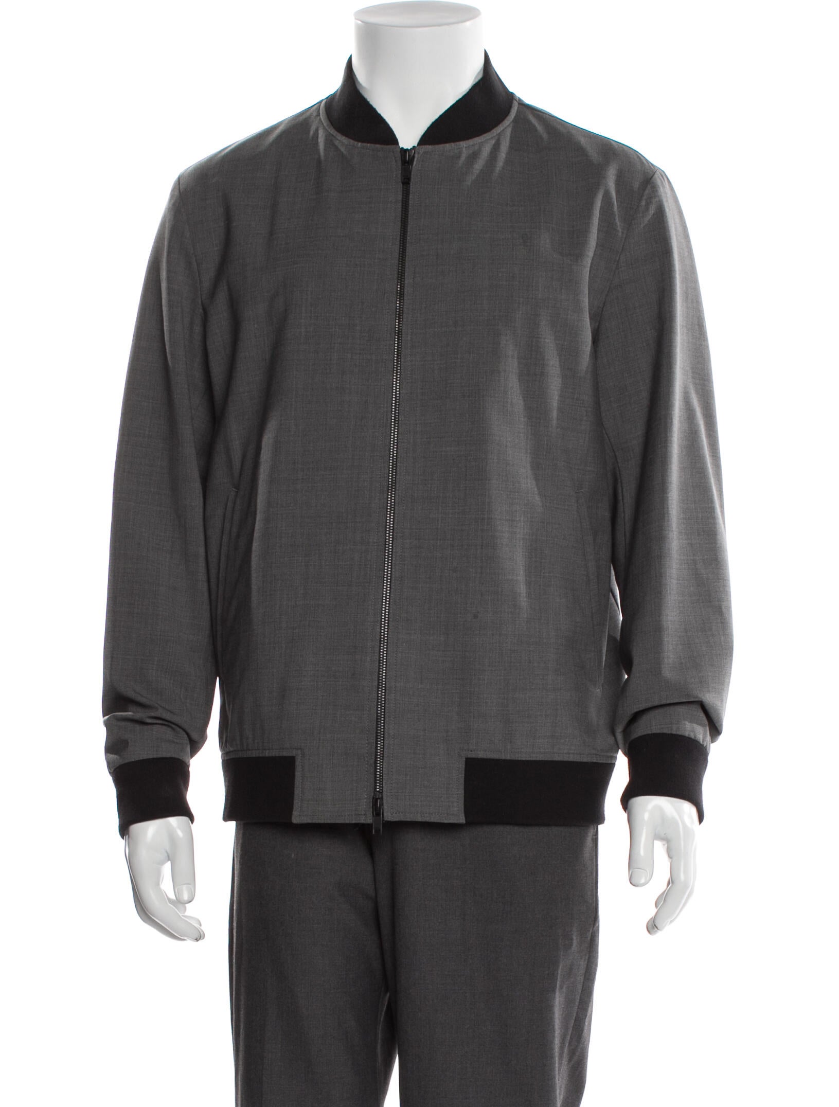 Theory Virgin Wool Bomber Jacket