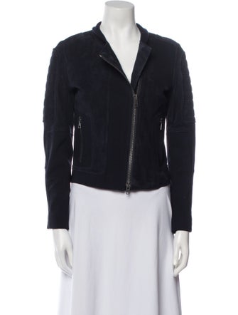 Theory Lamb Leather Biker Jacket