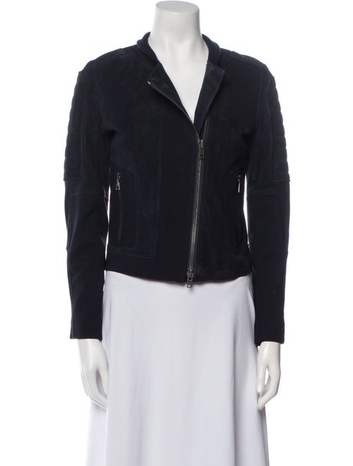 Theory Lamb Leather Biker Jacket