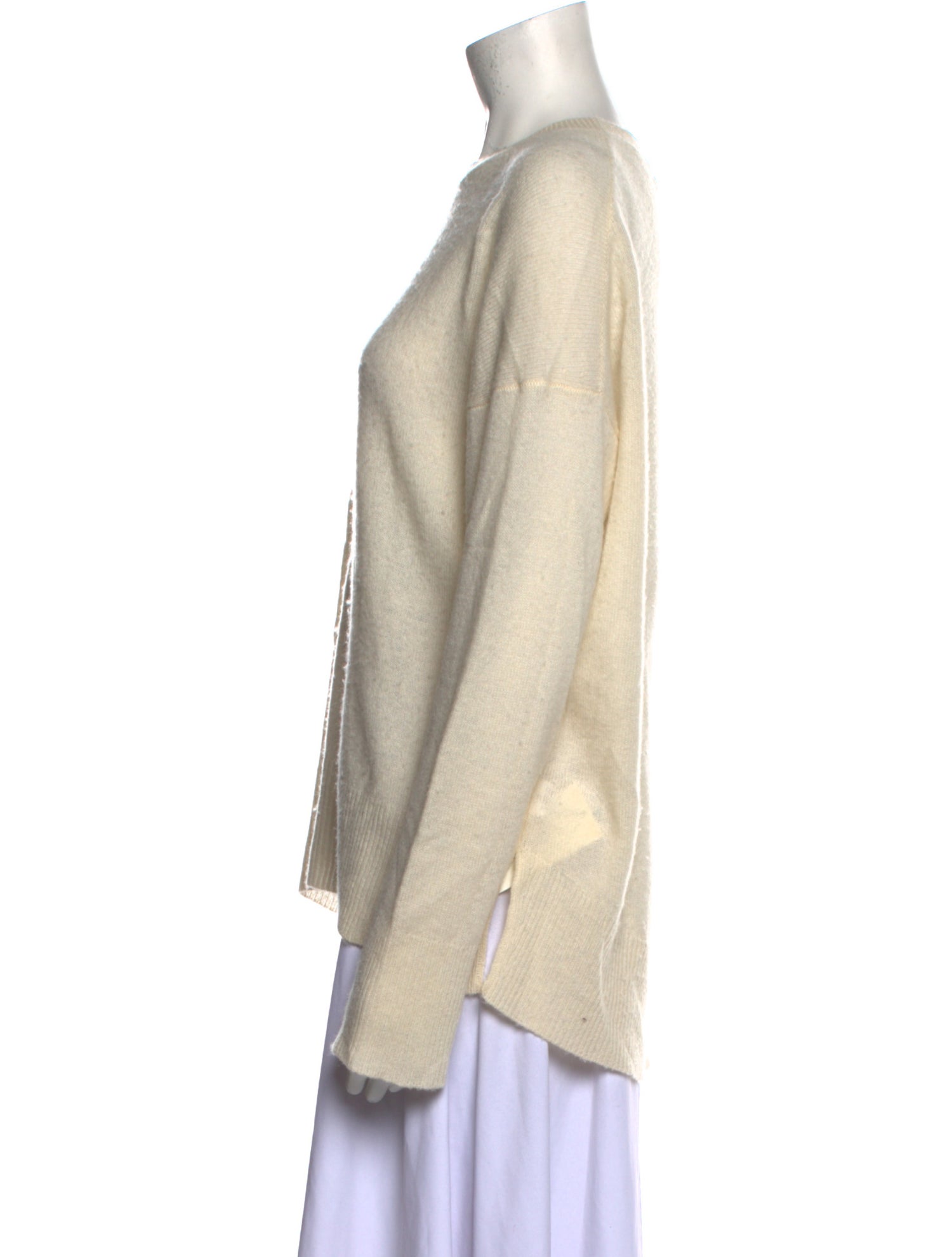 Theory Cashmere Bateau Neckline Sweater