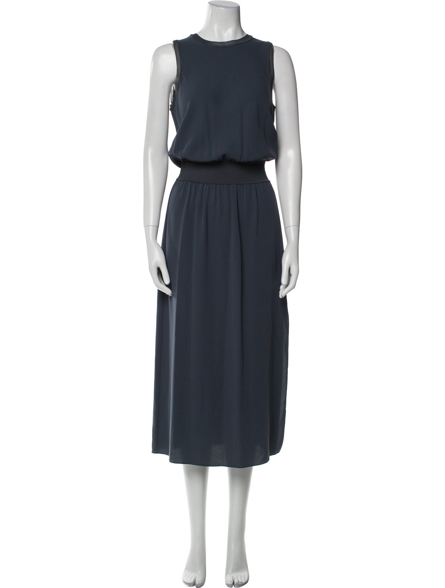 Theory Crew Neck Long Dress