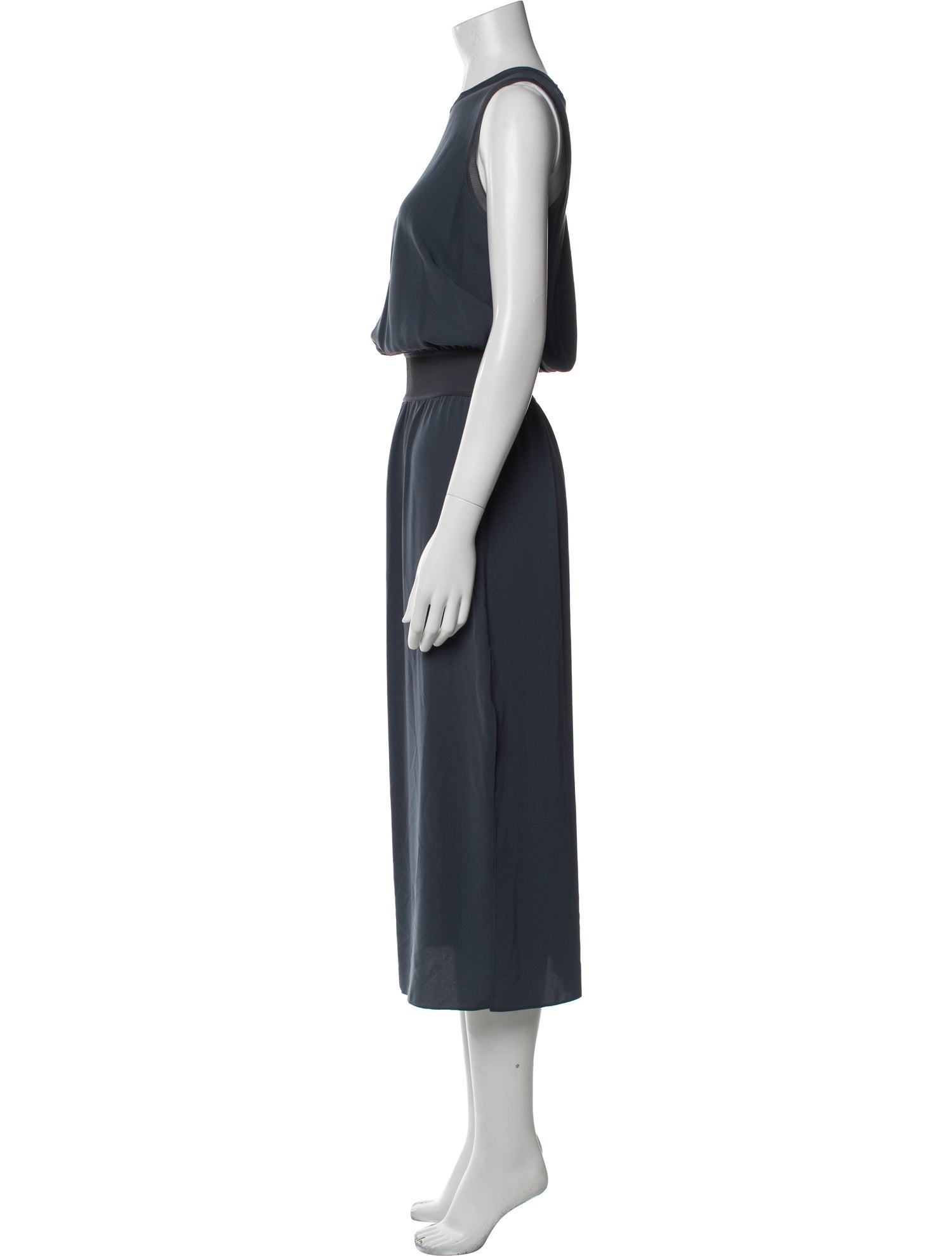 Theory Crew Neck Long Dress