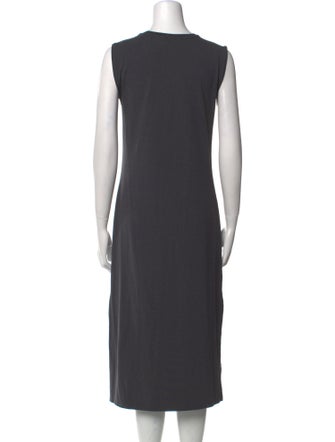 Theory Crew Neck Midi Length Dress