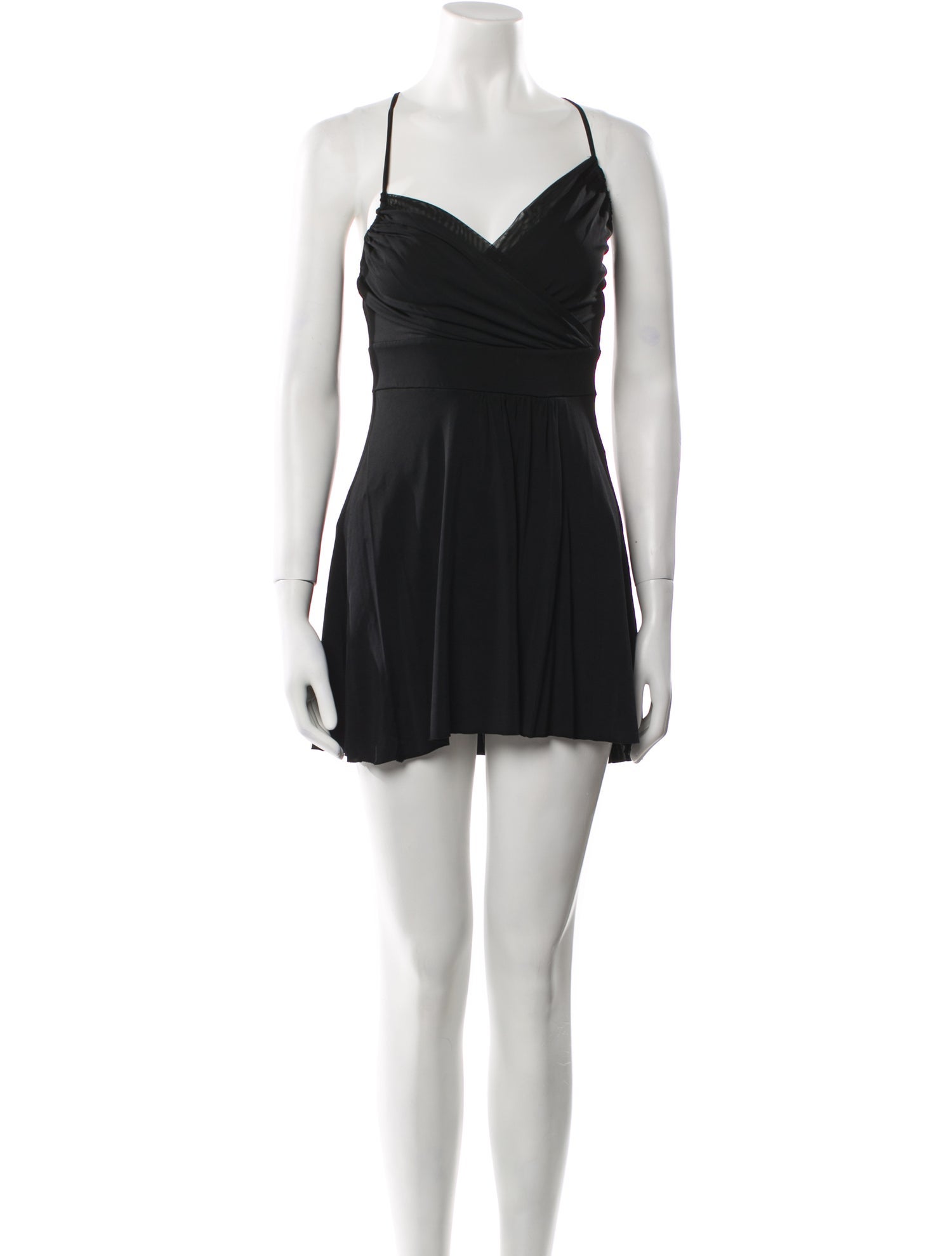 Theory V-Neck Mini Dress