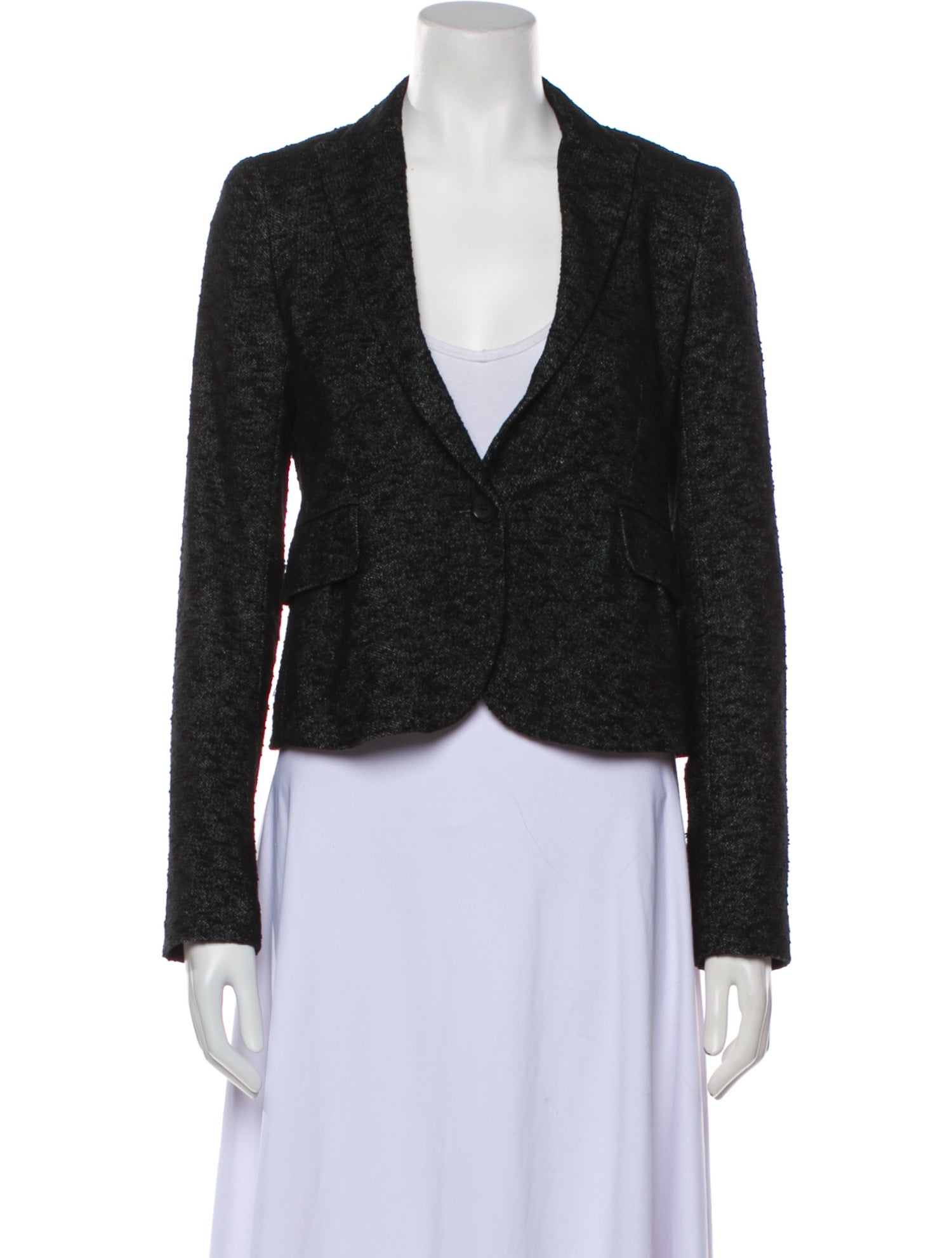 Theory Tweed Pattern Blazer