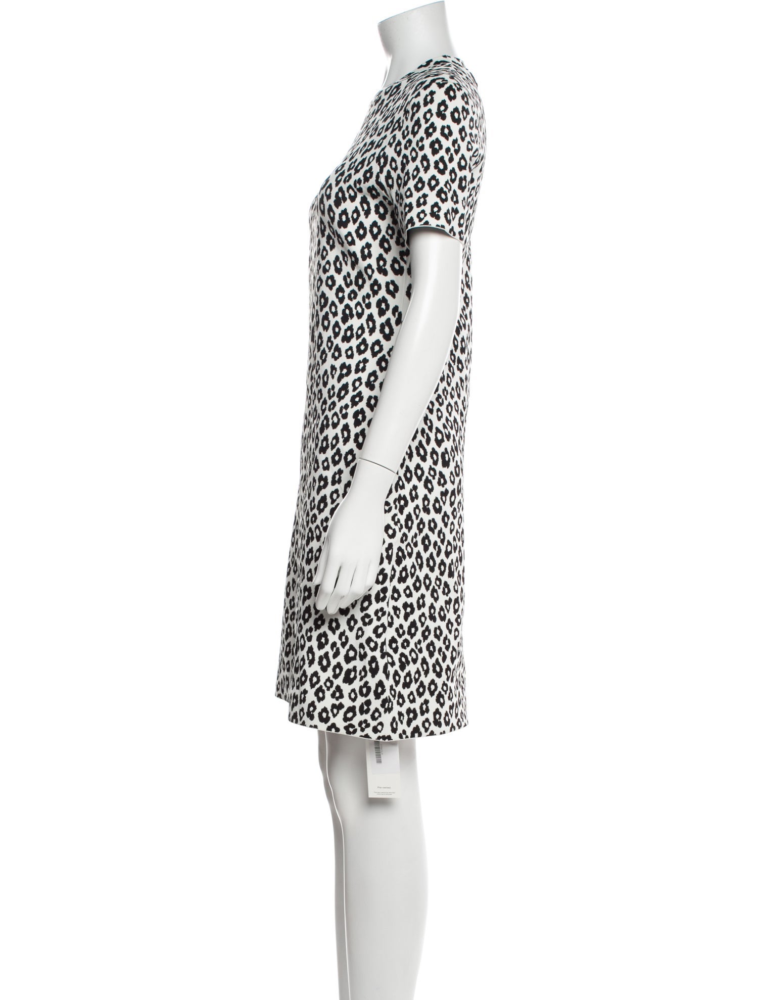 Theory Animal Print Knee-Length Dress