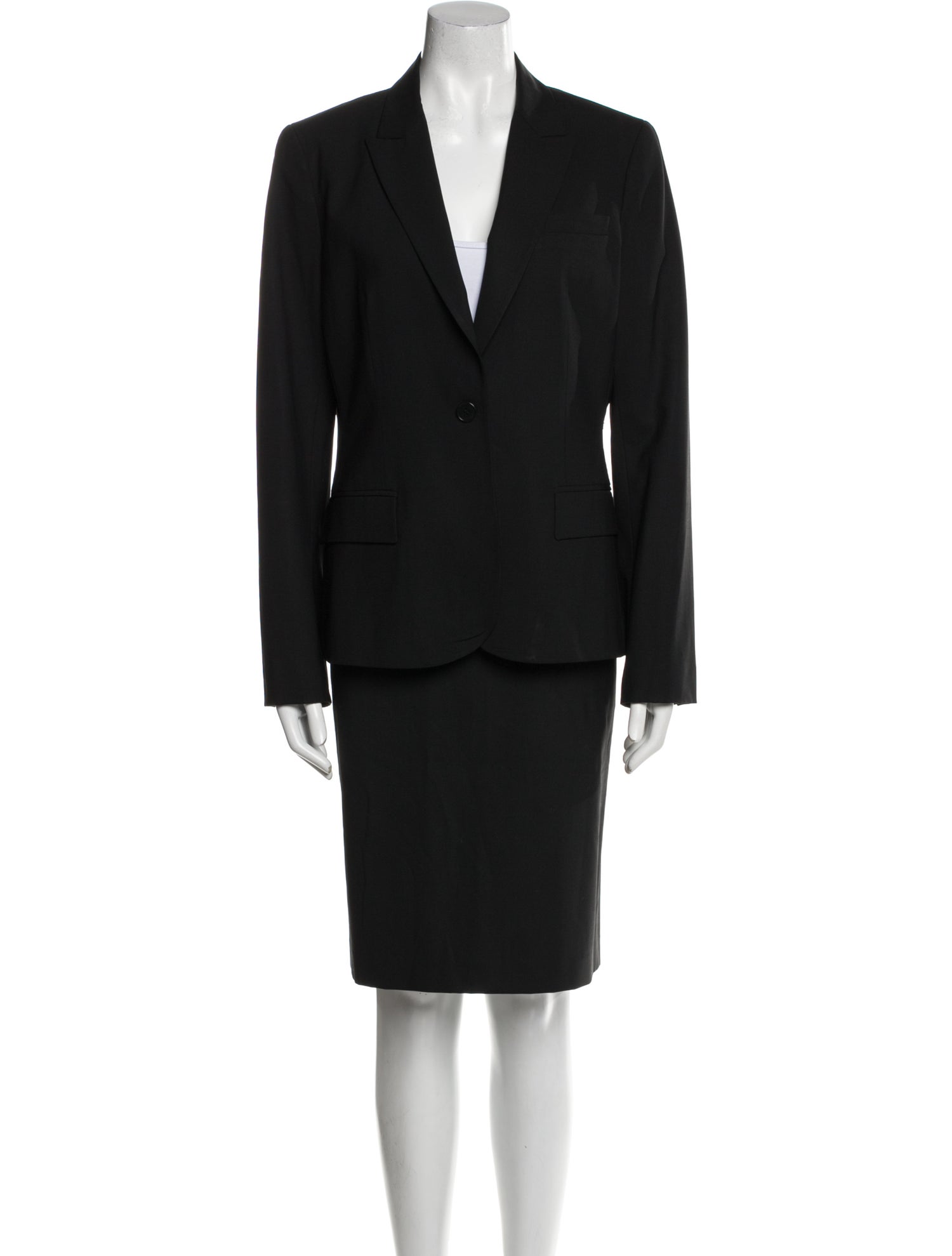 Theory Wool Skirt Suit