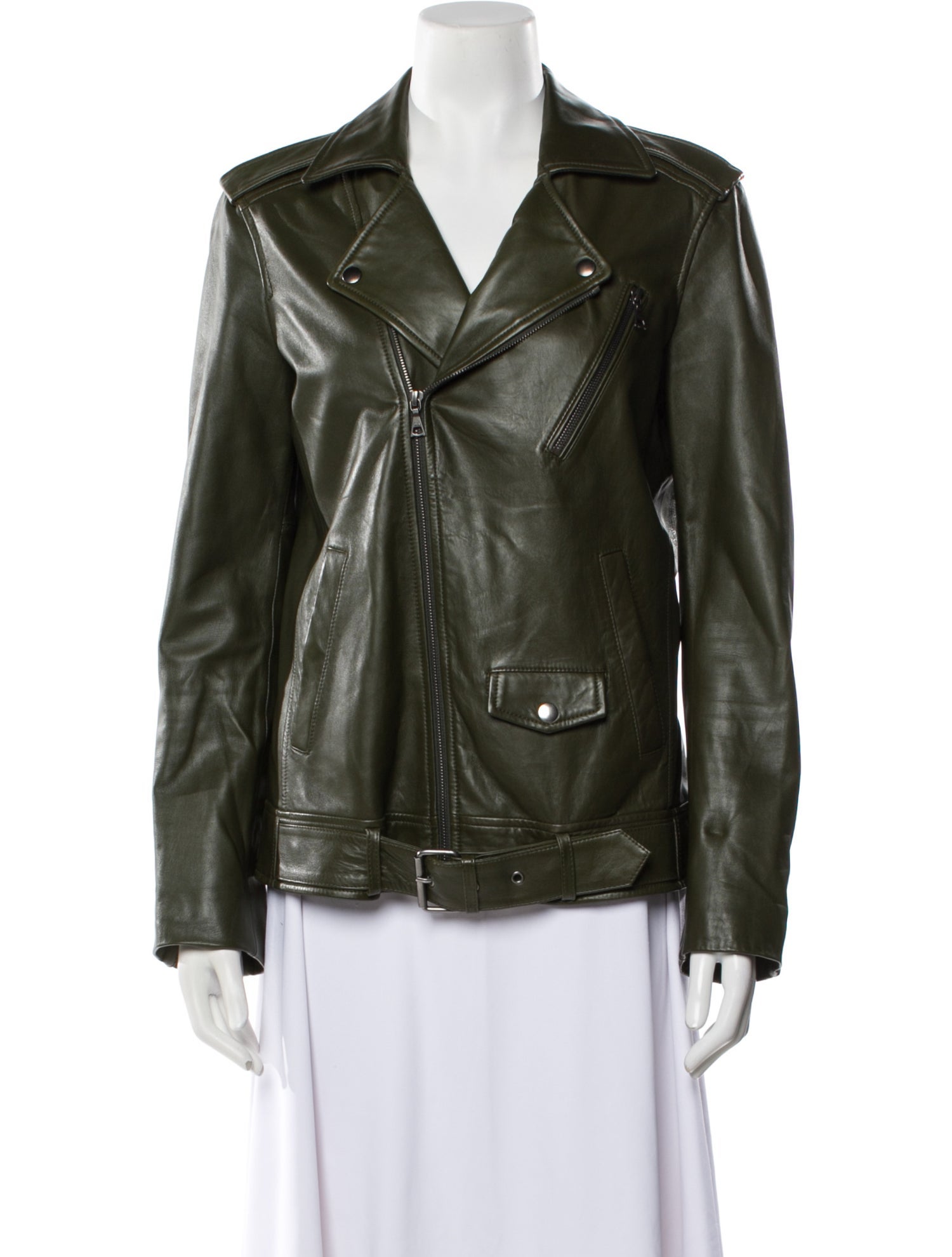 Theory Leather Biker Jacket
