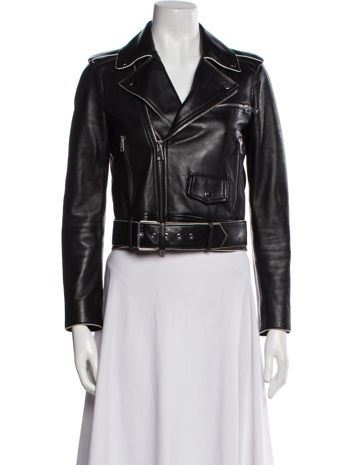Theory Leather Biker Jacket