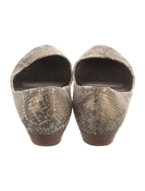 Theory Snakeskin Animal Print Flats