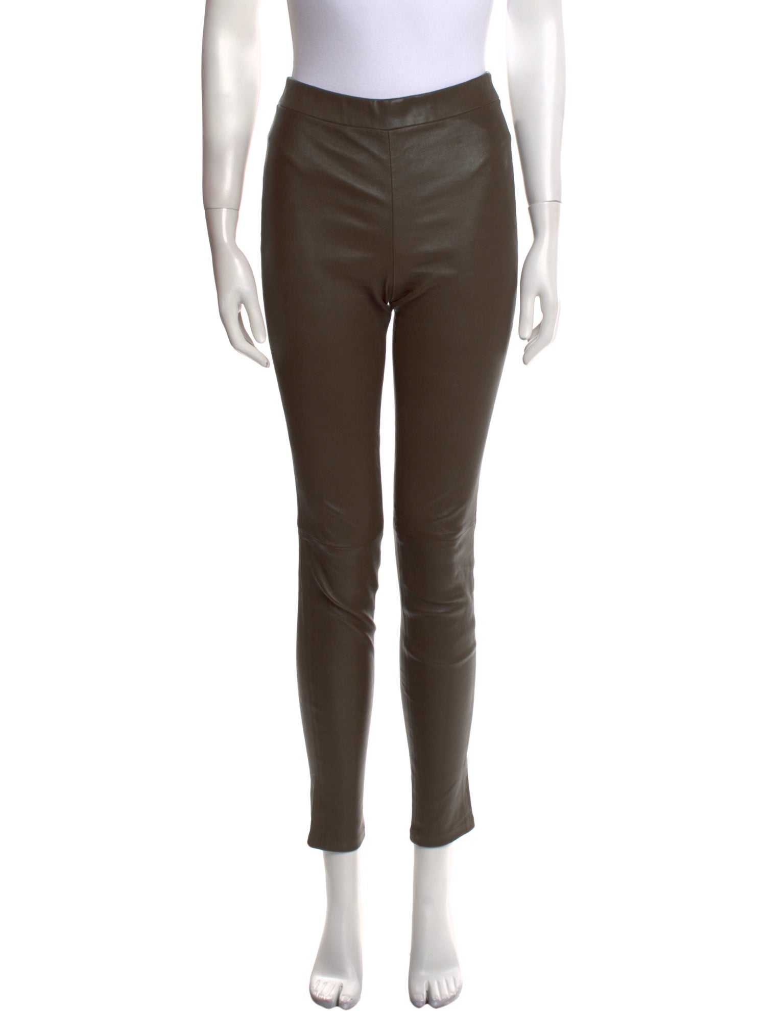 Theory Leather Skinny Leg Pants