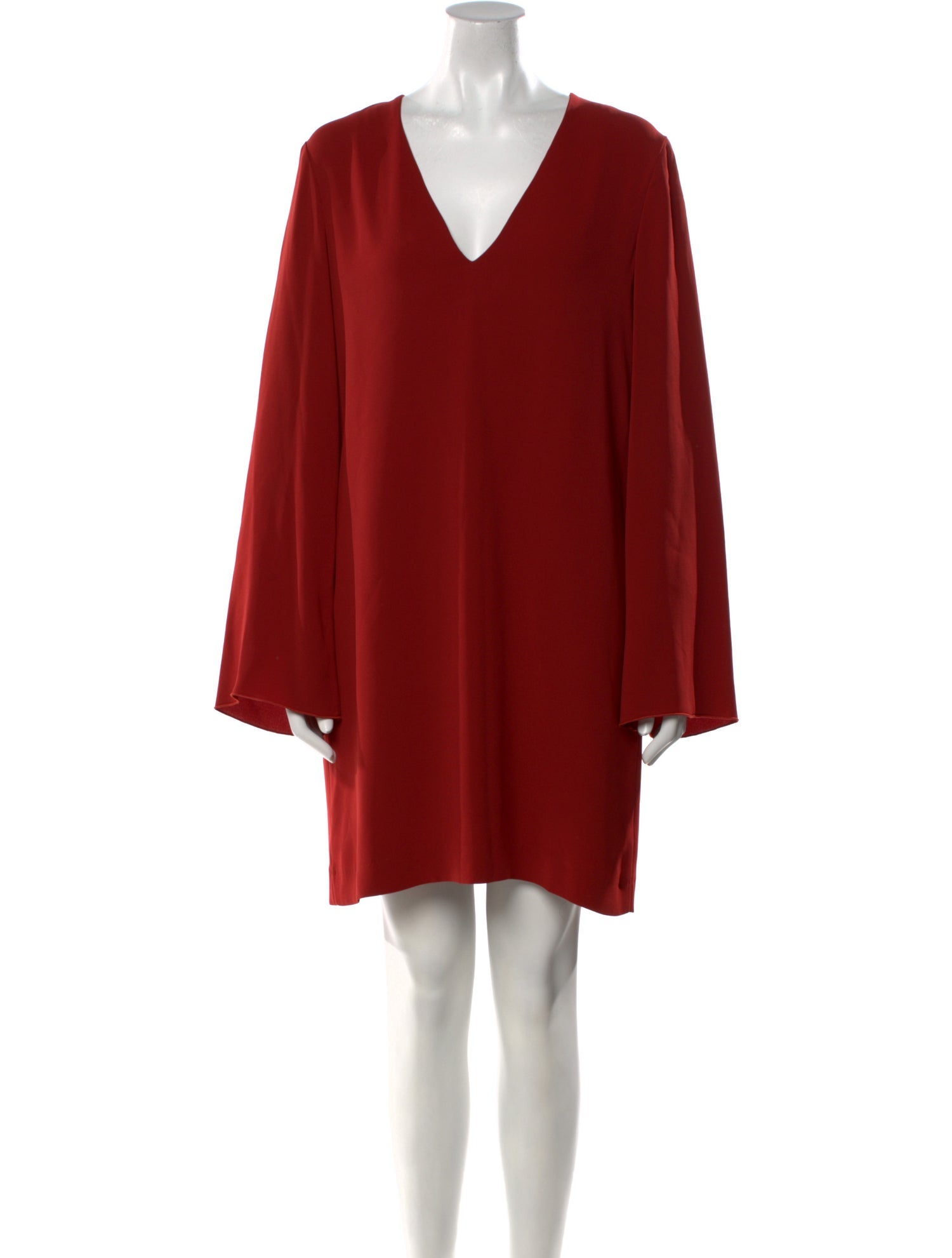 Theory V-Neck Mini Dress