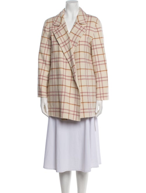 Theory Wool Plaid Print Blazer