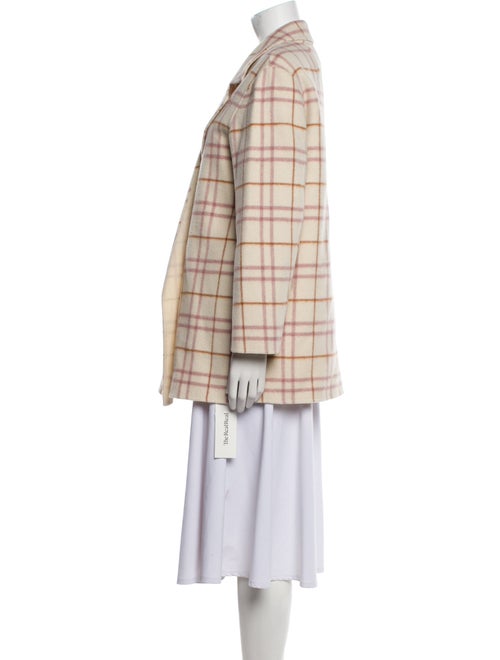 Theory Wool Plaid Print Blazer