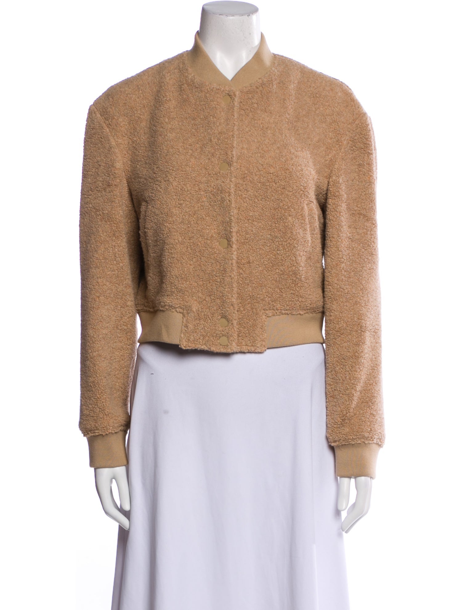 Theory Wool Faux Fur Jacket