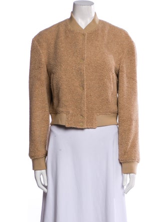 Theory Wool Faux Fur Jacket