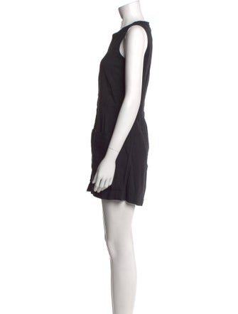 Theory Linen Scoop Neck Romper