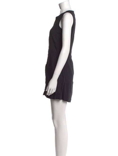 Theory Linen Scoop Neck Romper