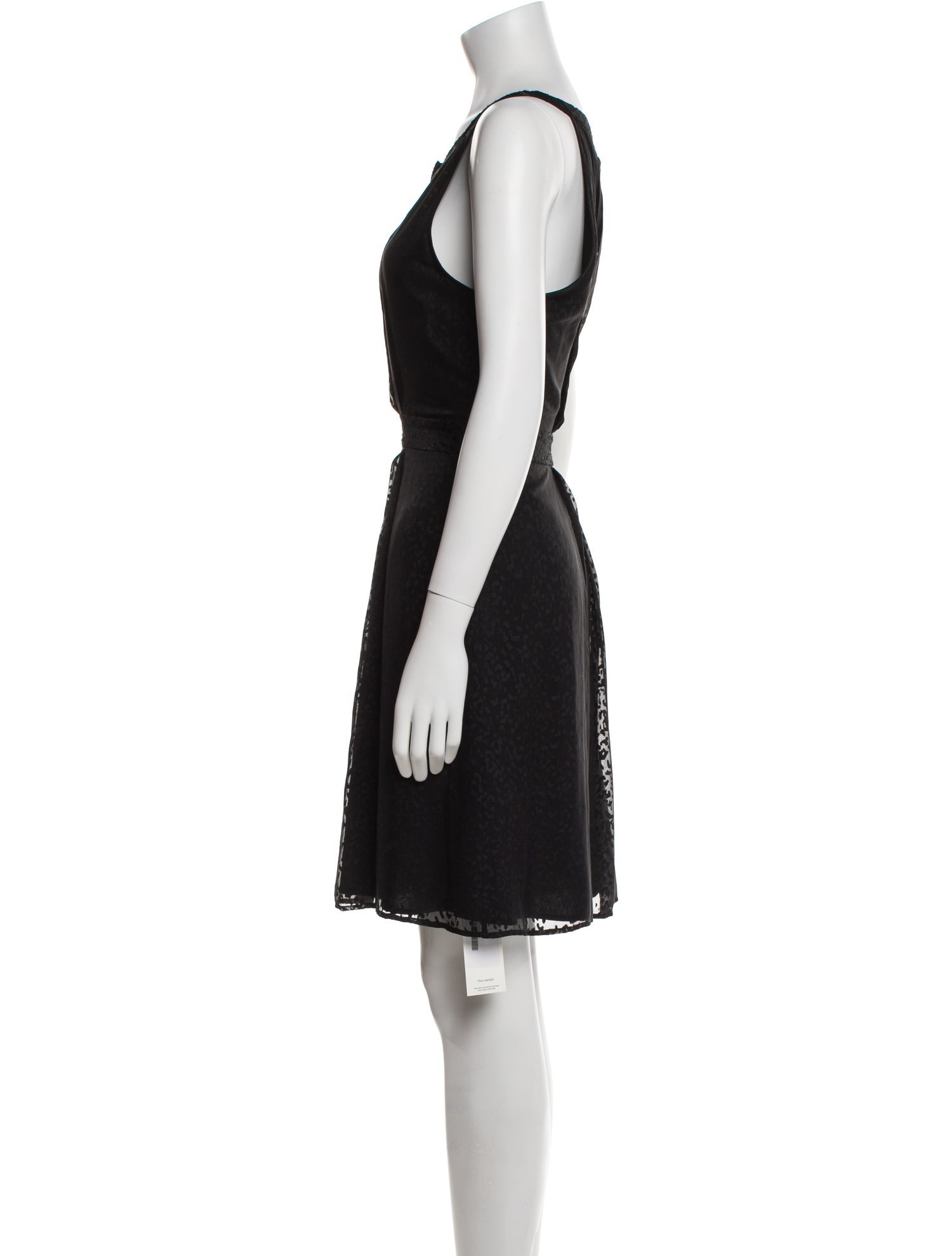 Theory Scoop Neck Knee-Length Dress