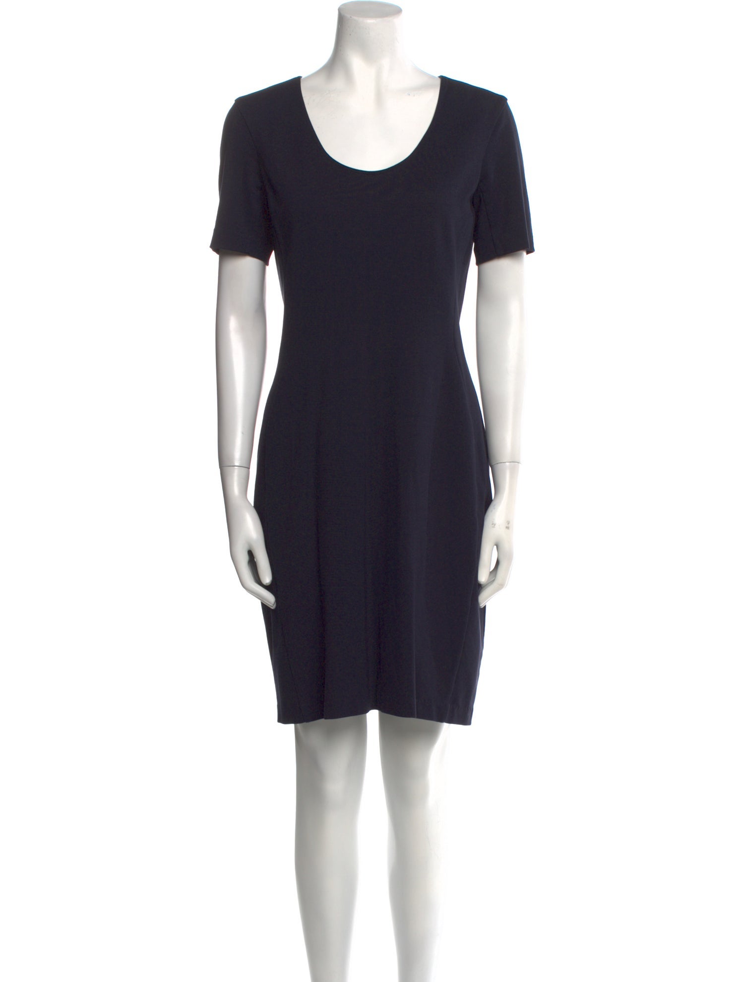 Theory Scoop Neck Mini Dress
