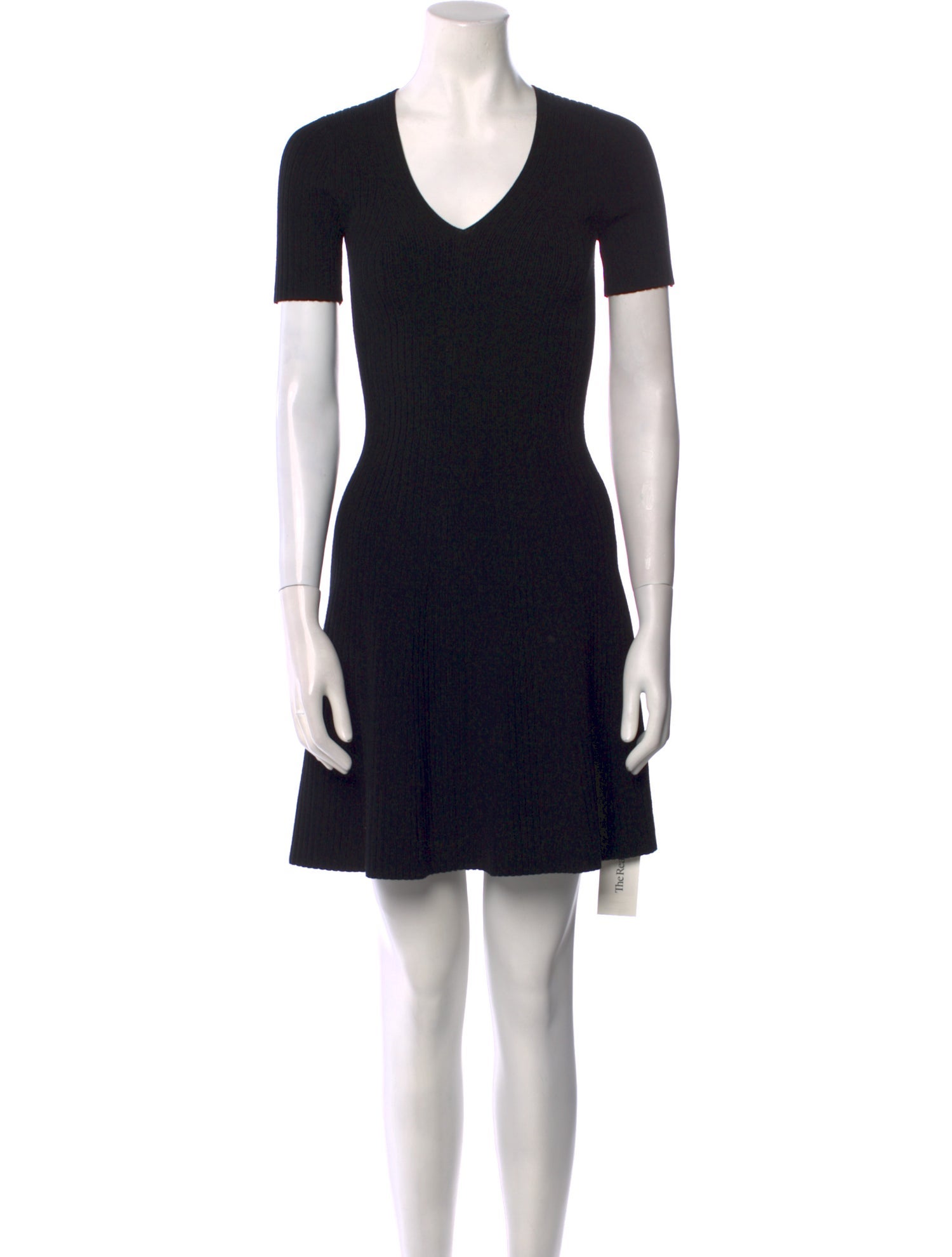 Theory V-Neck Mini Dress