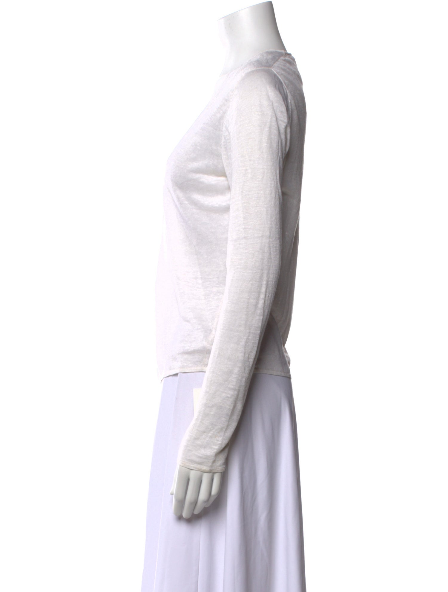 Theory Linen Open Front Sweater