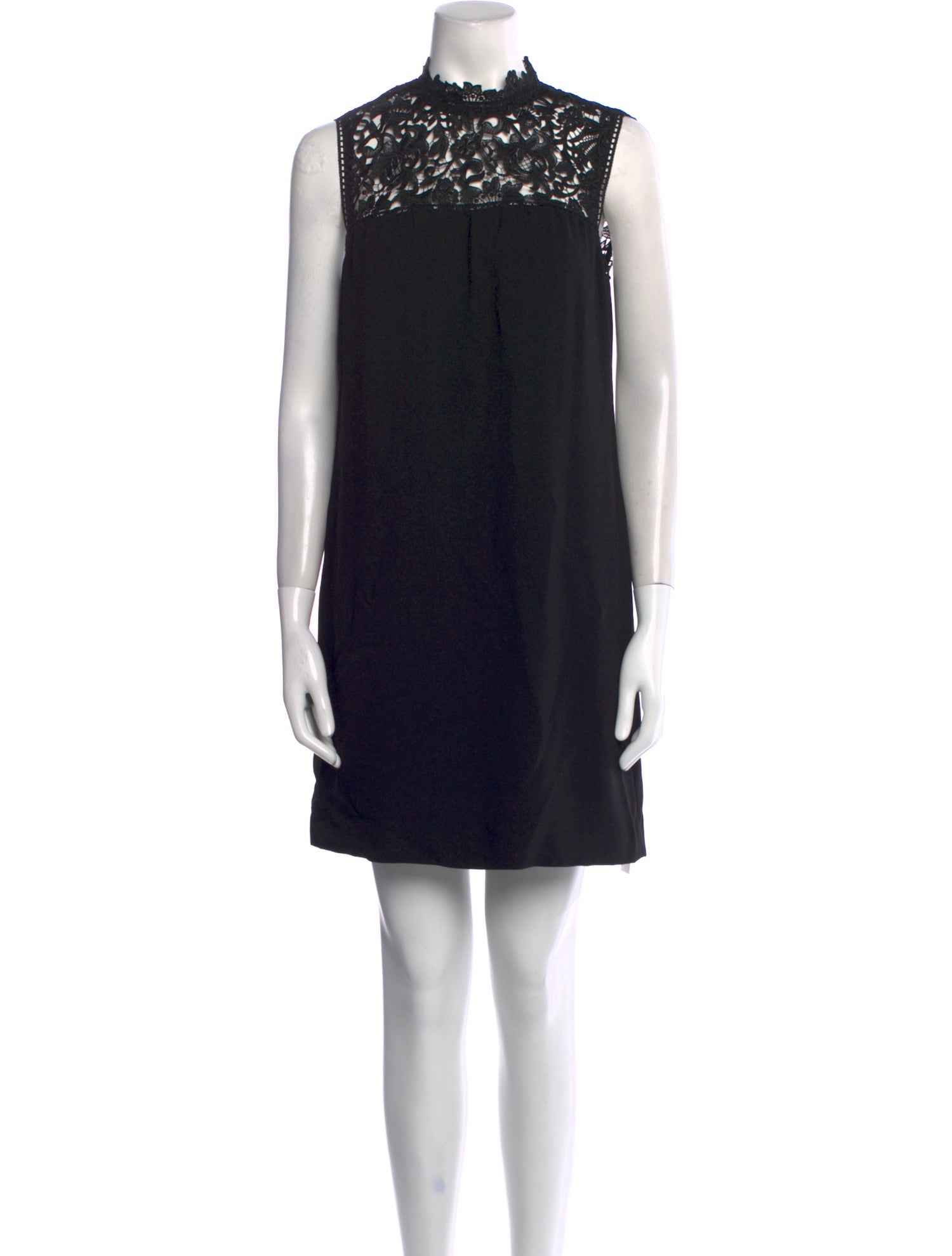 Theory Mock Neck Mini Dress