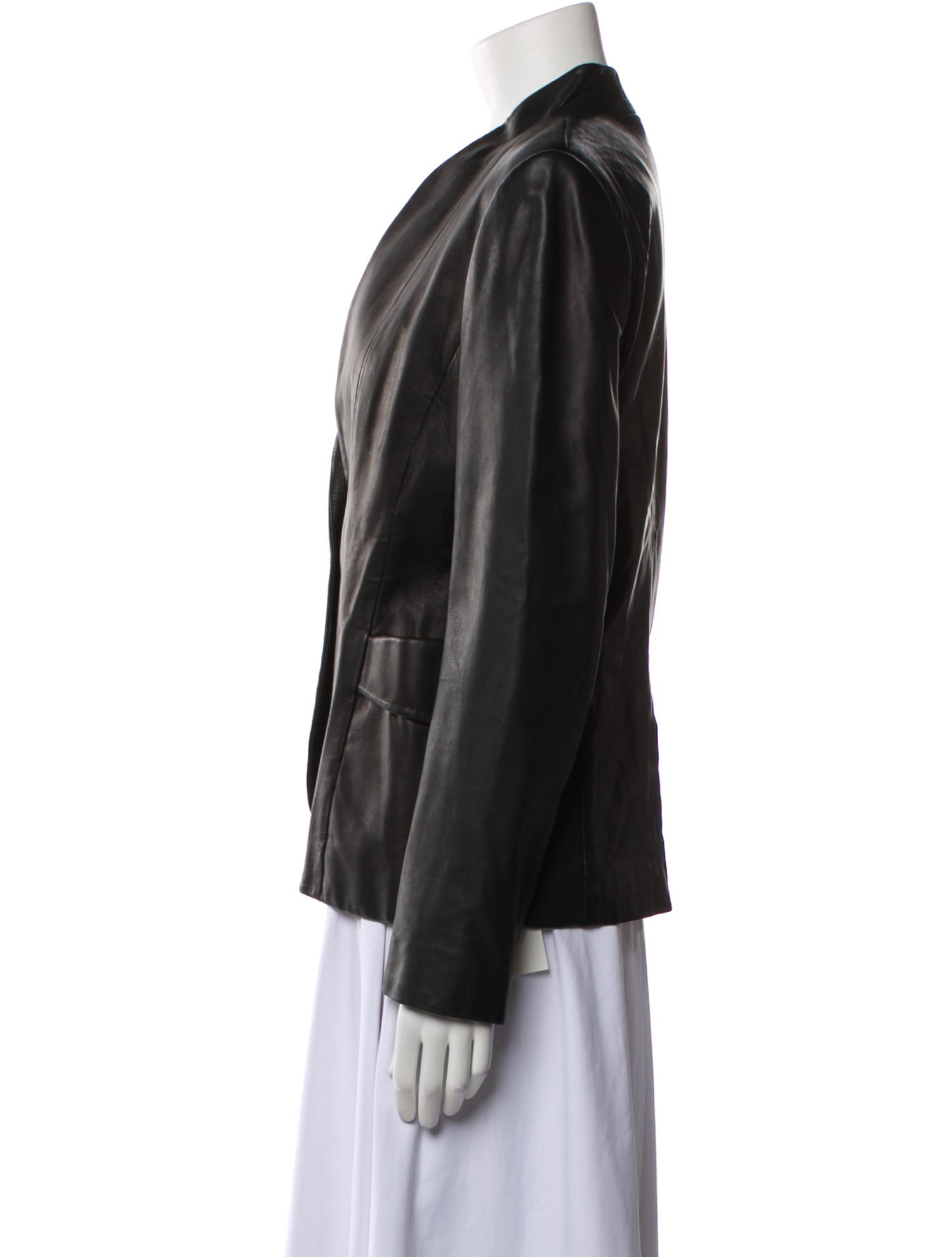 Theory Leather Blazer