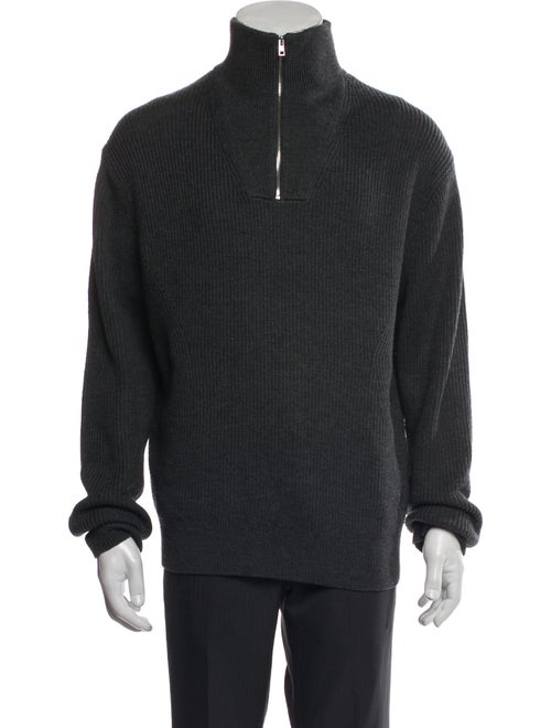 Theory Merino Wool Mock Neck Pullover