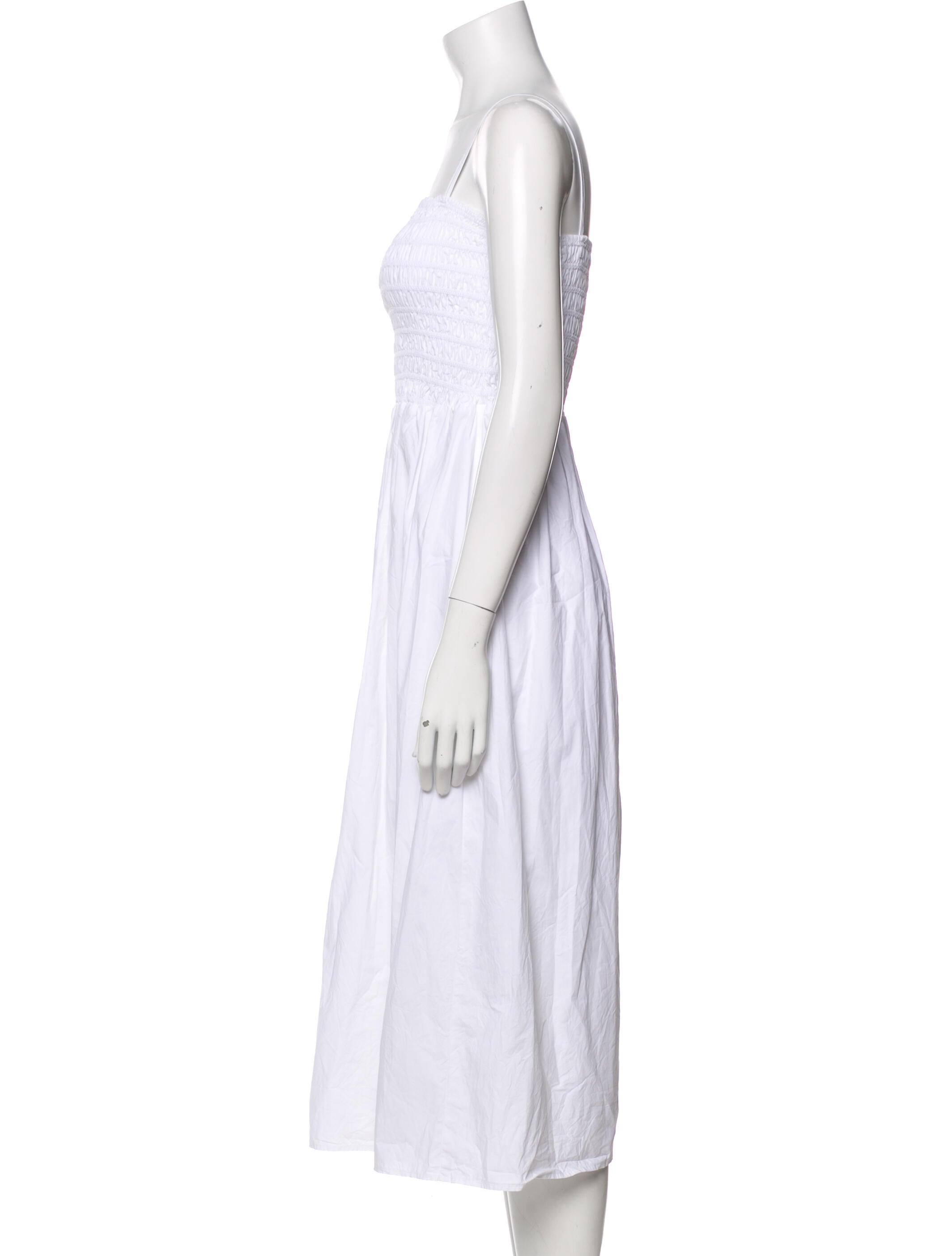 Theory Square Neckline Midi Length Dress