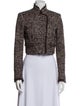 Theory Wool Tweed Pattern Evening Jacket