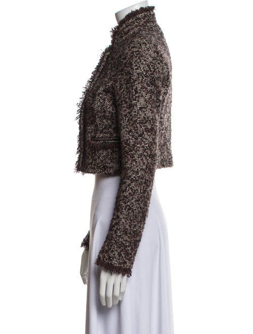 Theory Wool Tweed Pattern Evening Jacket