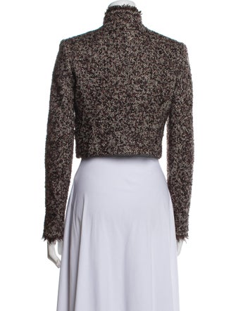 Theory Wool Tweed Pattern Evening Jacket