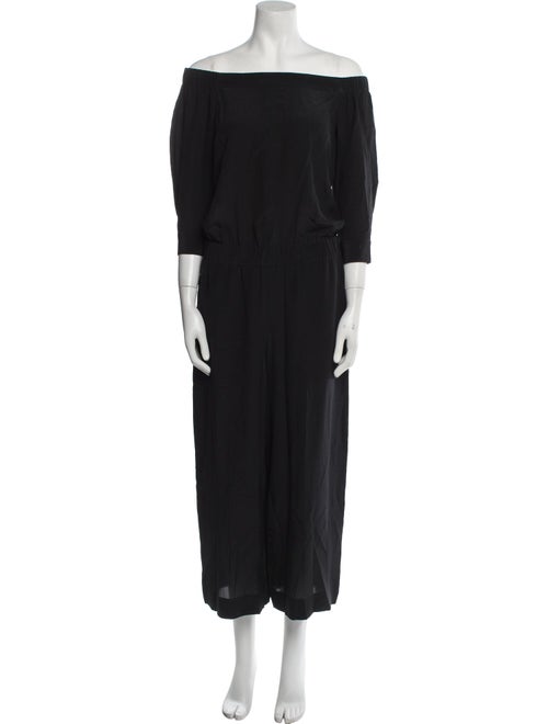 Theory Silk Off-The-Shoulder Jumpsuit