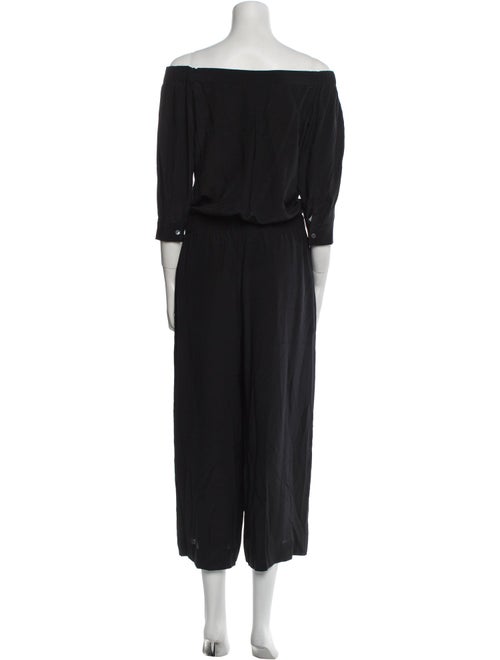 Theory Silk Off-The-Shoulder Jumpsuit