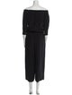 Theory Silk Off-The-Shoulder Jumpsuit