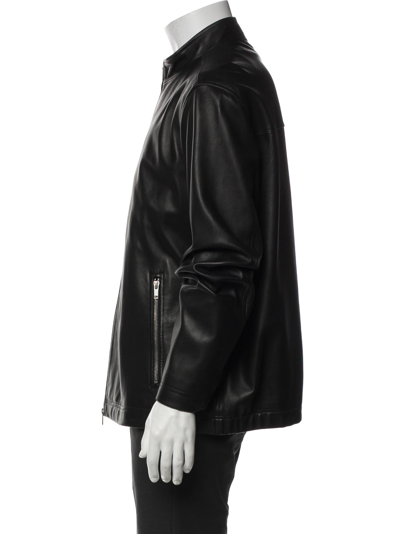 Theory Lamb Leather Moto Jacket