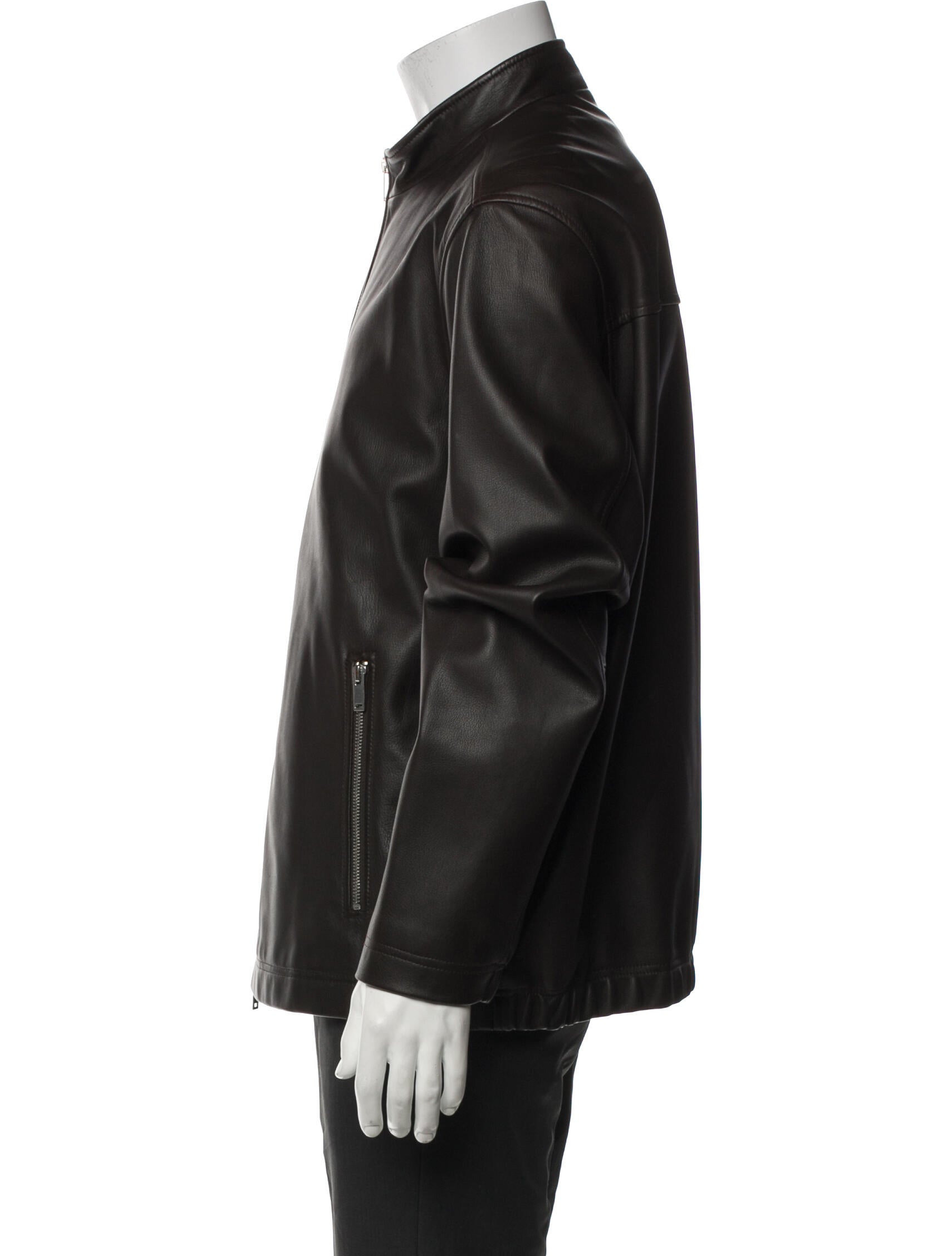 Theory Leather Moto Jacket