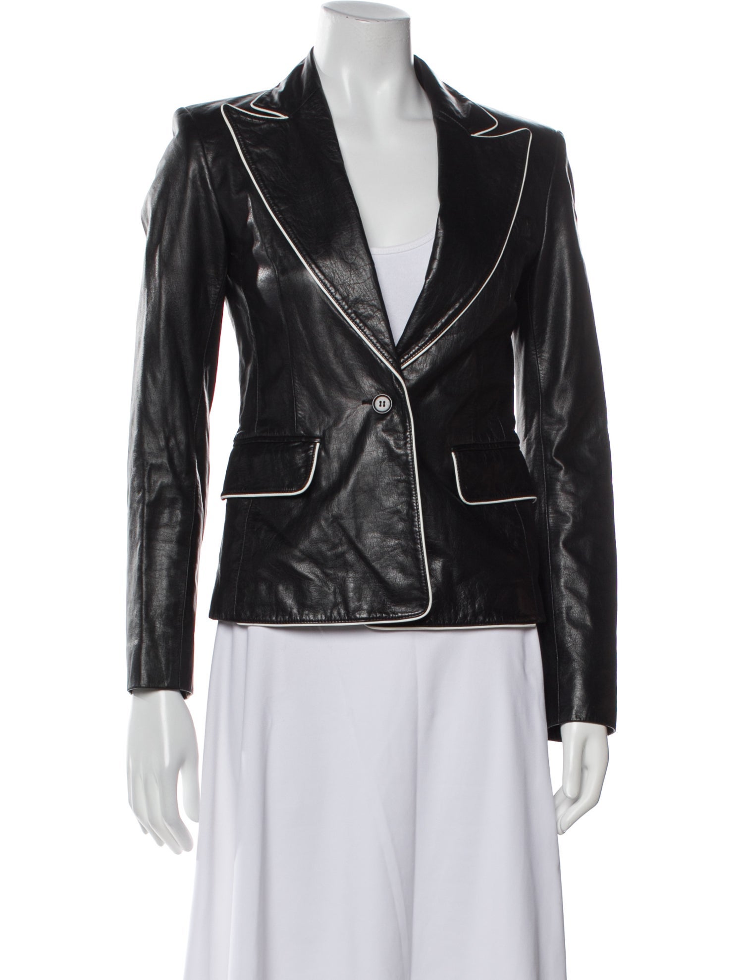 Theory Leather Biker Jacket
