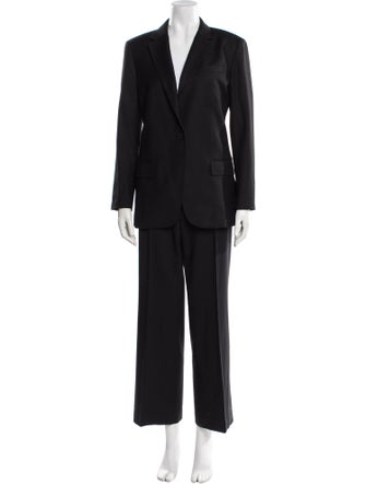 Theory Virgin Wool Pant Set