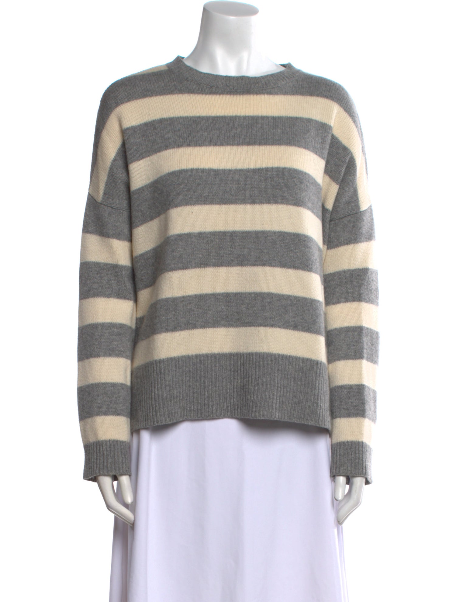 Theory Cashmere Striped Sweater