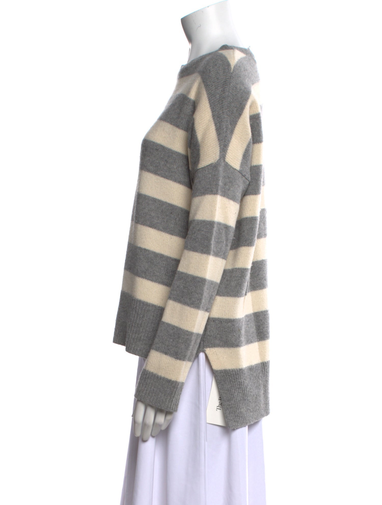 Theory Cashmere Striped Sweater