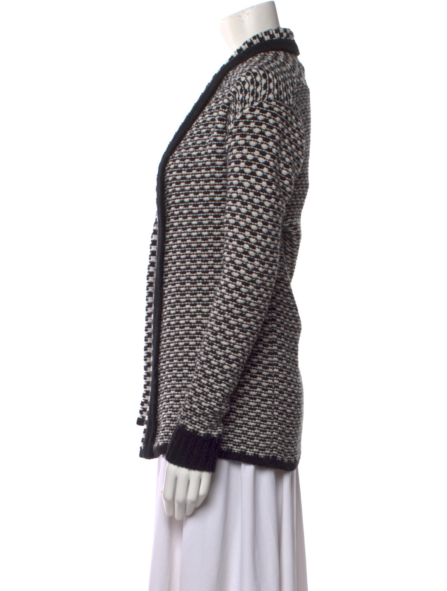 Theory Wool Tweed Pattern Sweater