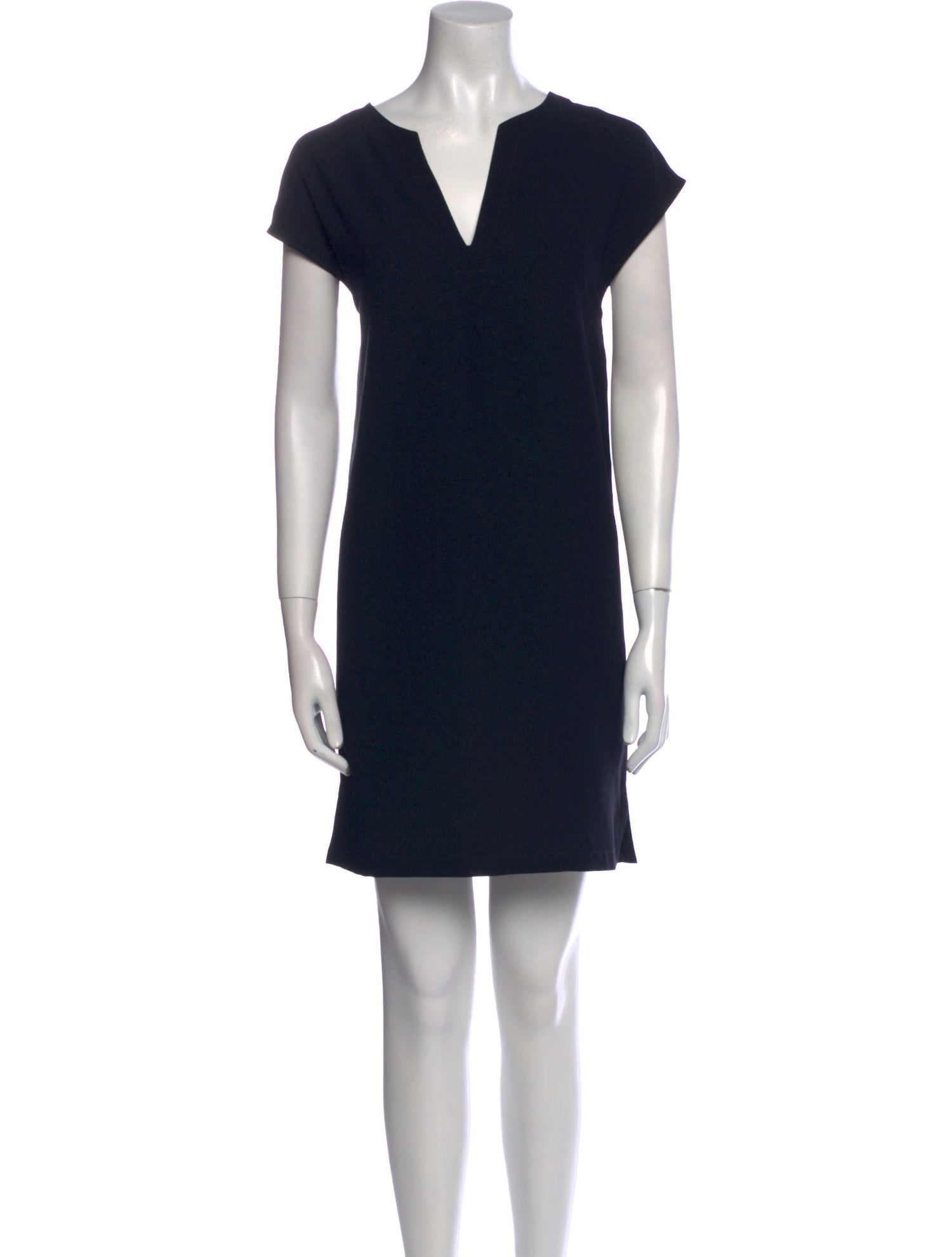 Theory V-Neck Mini Dress