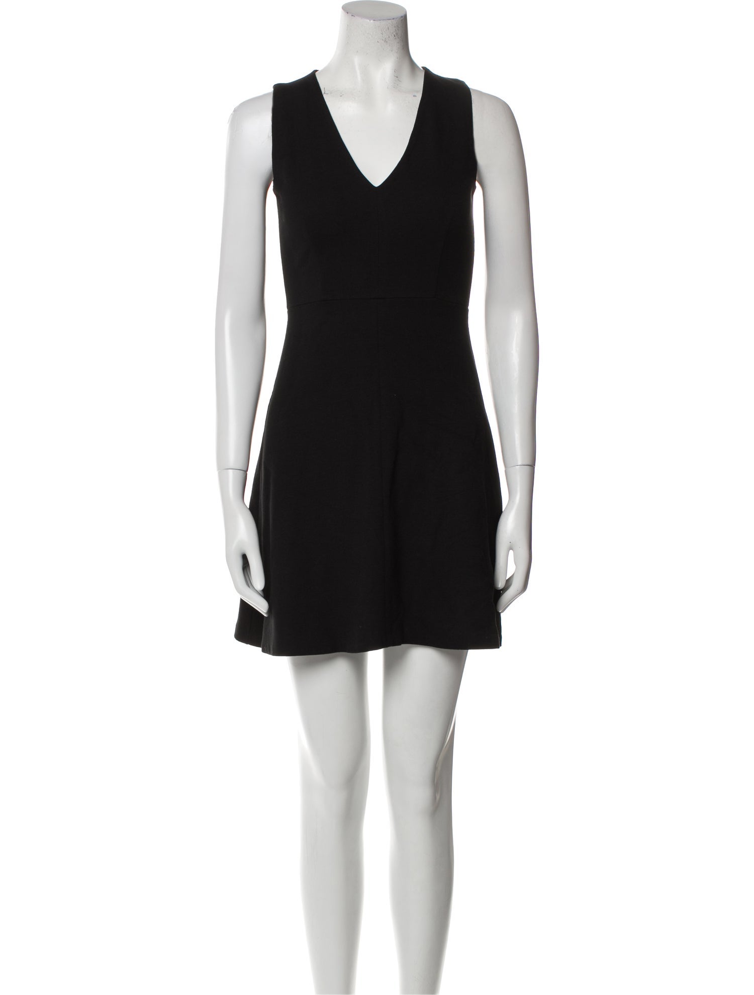 Theory V-Neck Mini Dress