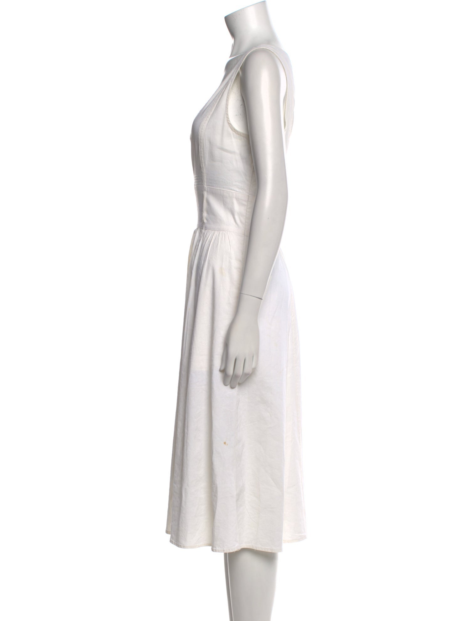 Theory V-Neck Midi Length Dress