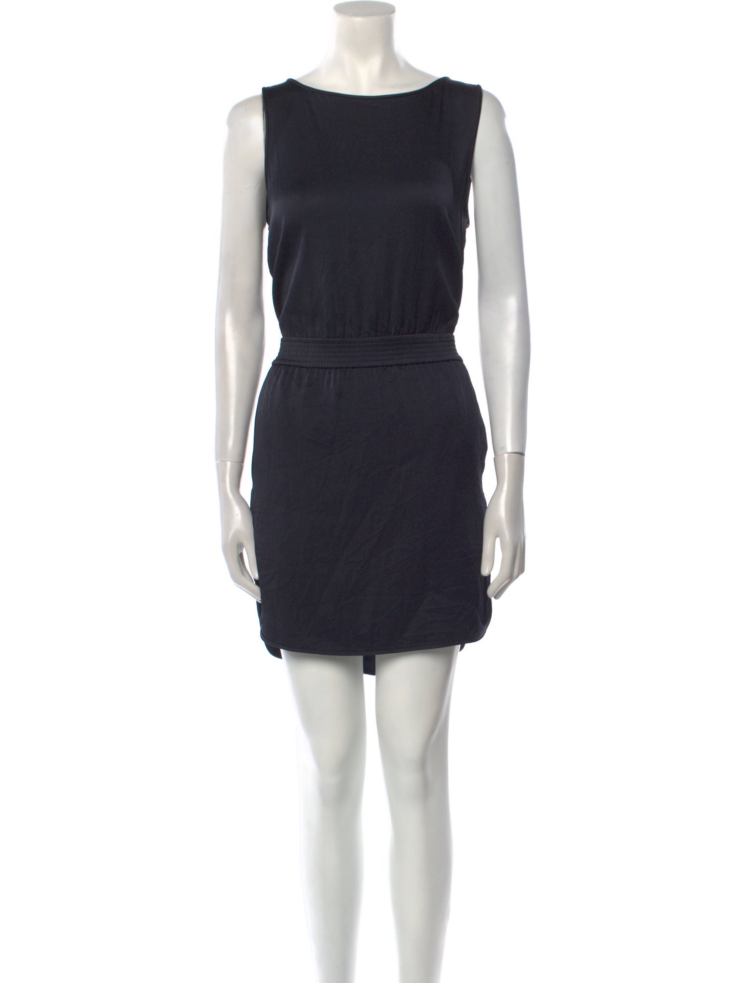 Theory Bateau Neckline Mini Dress